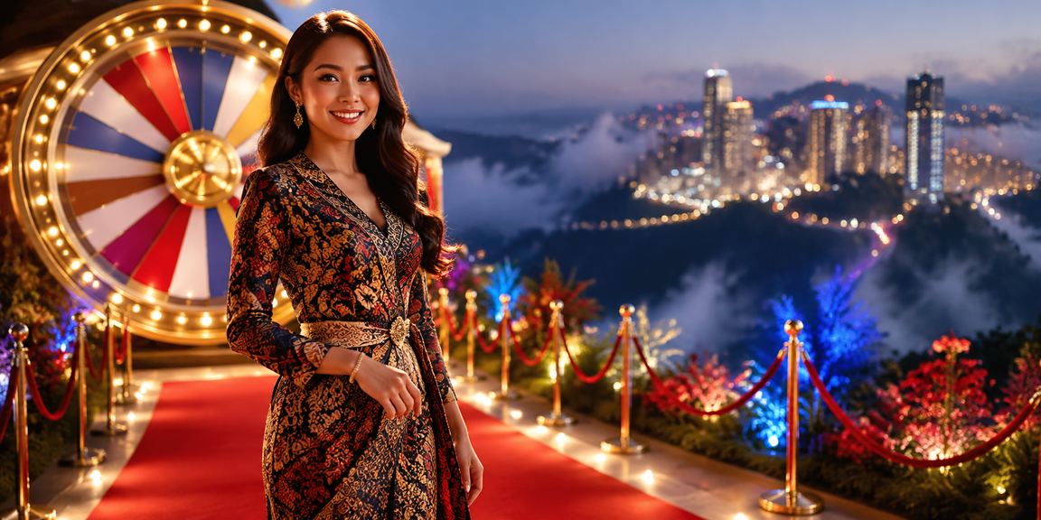 Pemain roulette berbatik di Genting Highlands menikmati suasana kasino mewah