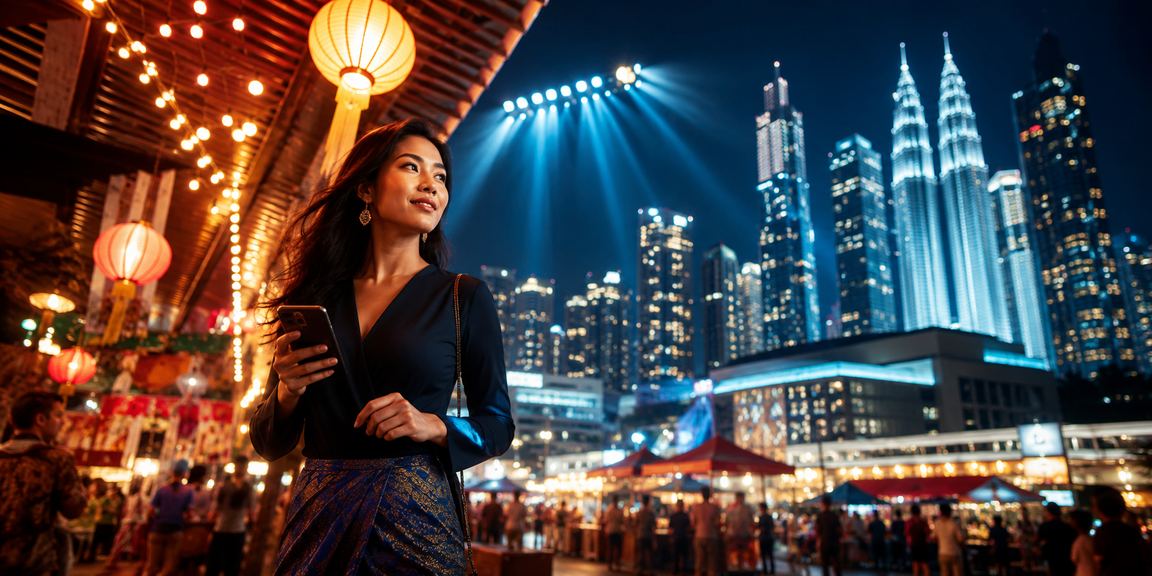 Pemain di Kuala Lumpur membuat deposit untuk bermain roulette menggunakan kaedah pembayaran tempatan Malaysia