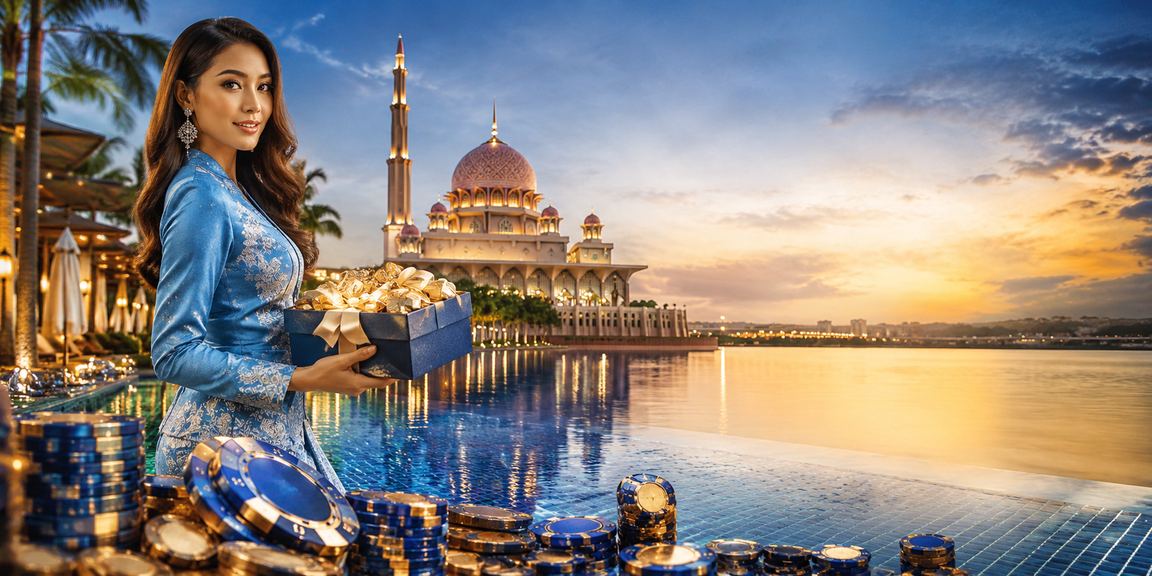 Pemain berbaju kurung di Putrajaya menggunakan platform kasino dalam talian dengan selamat